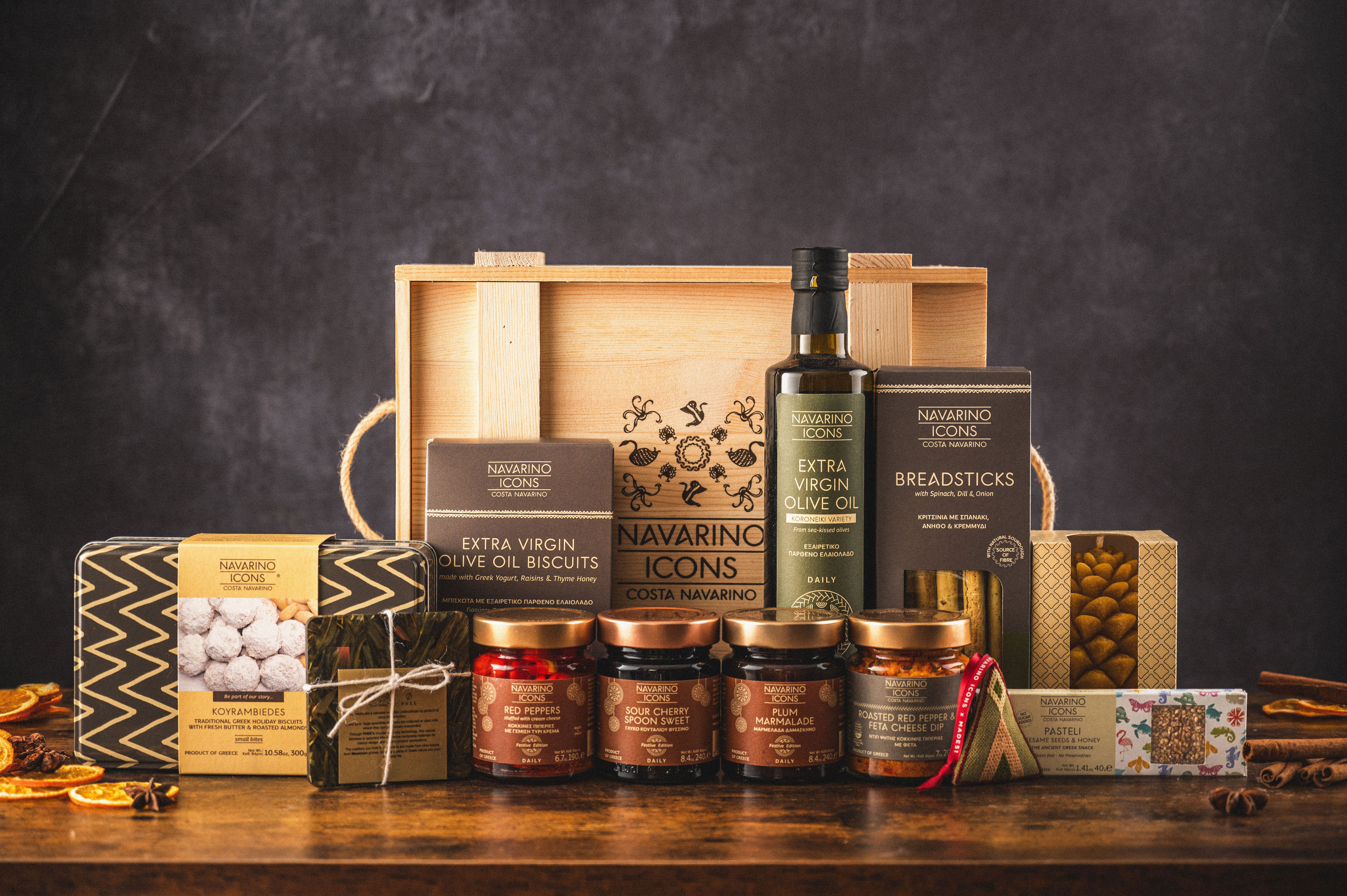 Navarino Icons - "The Hearth Hamper"